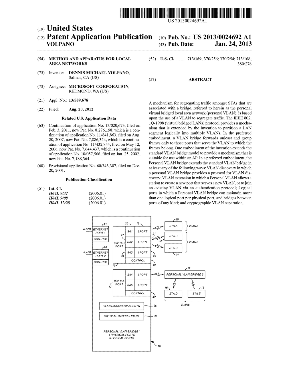 METHOD AND APPARATUS FOR LOCAL AREA NETWORKS - diagram, schematic, and image 01