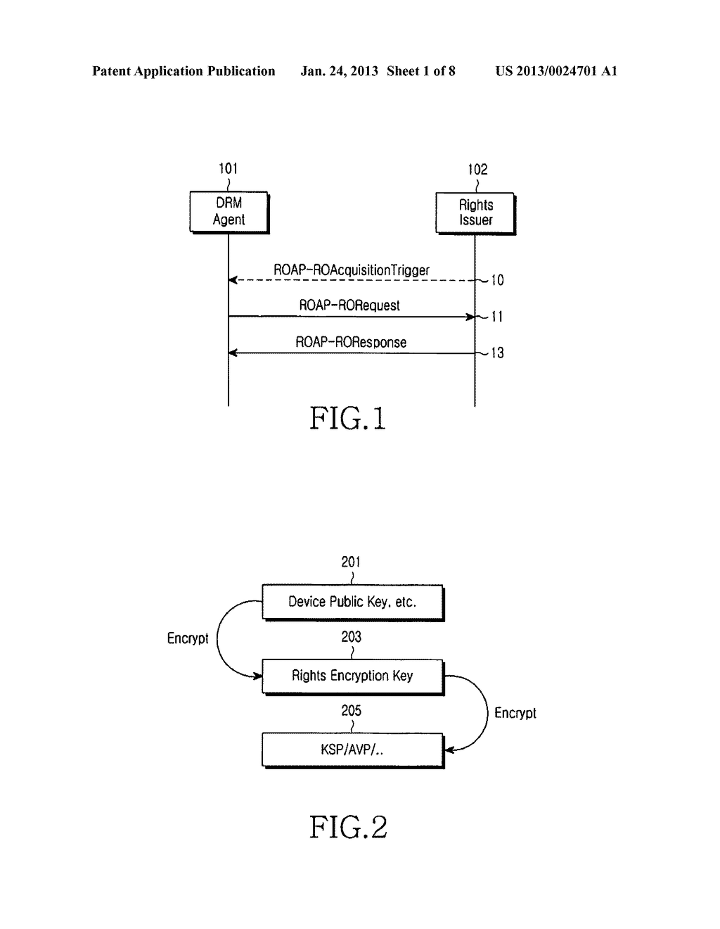 METHOD AND SYSTEM FOR MANAGING AN ENCRYPTION KEY FOR A BROADCASTING     SERVICE - diagram, schematic, and image 02