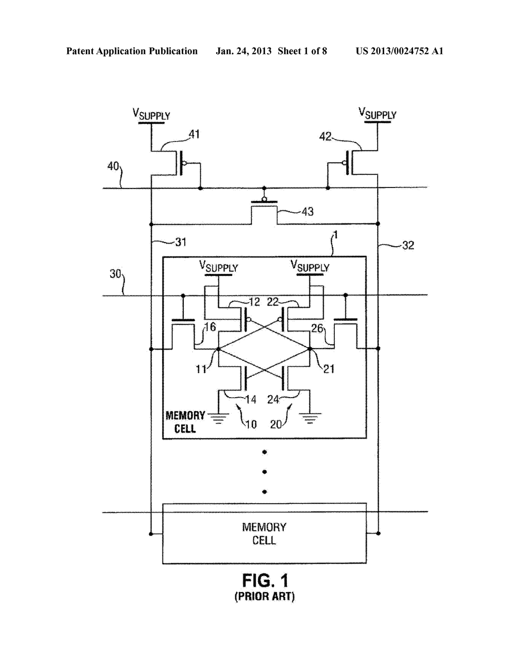 MEMORY CELL SUPPLY VOLTAGE CONTROL BASED ON ERROR DETECTION - diagram, schematic, and image 02