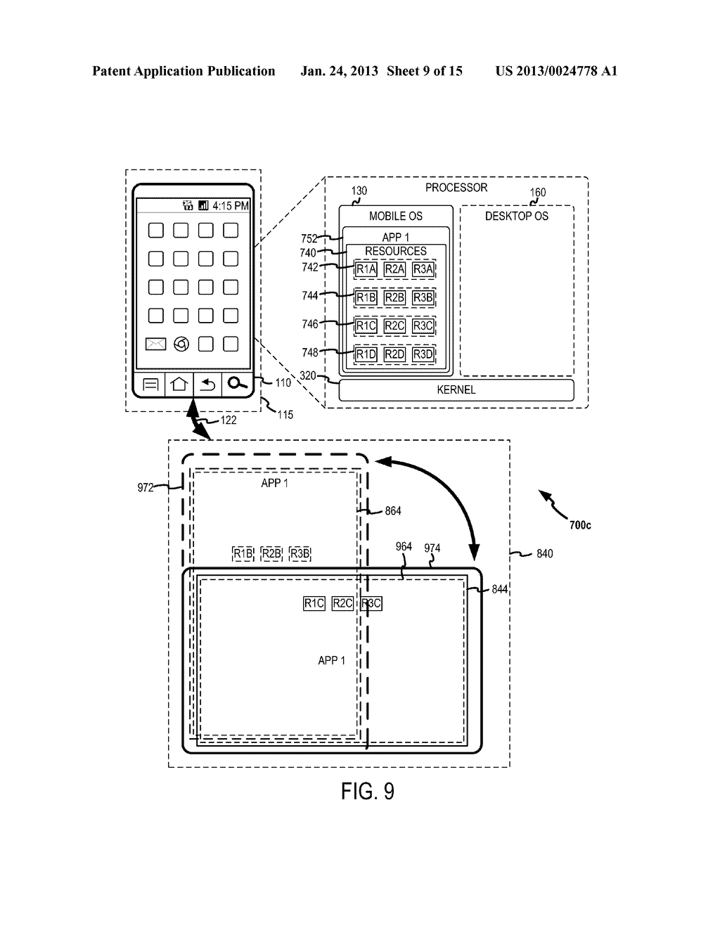 DYNAMIC CROSS-ENVIRONMENT APPLICATION CONFIGURATION/ORIENTATION - diagram, schematic, and image 10