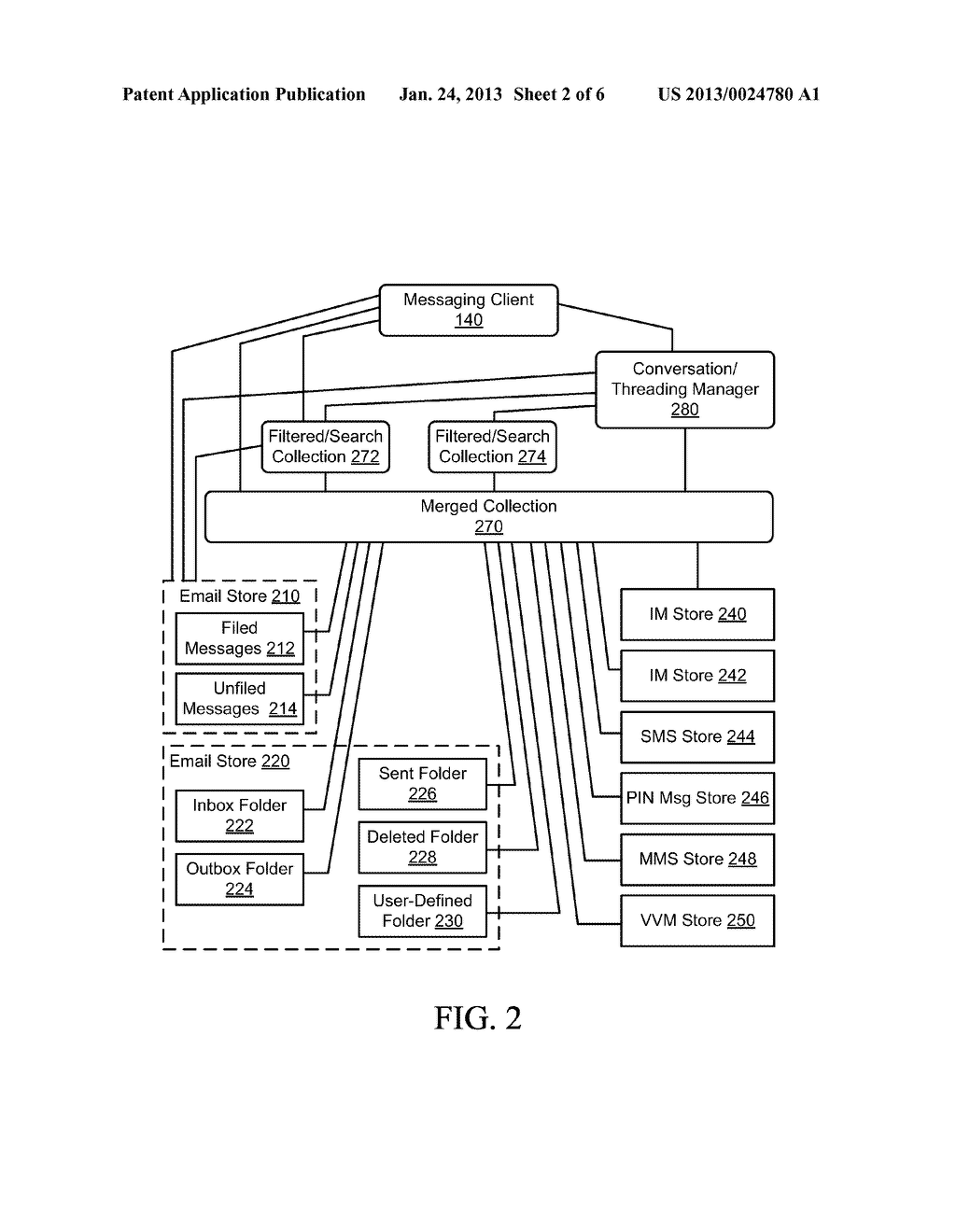 ELECTRONIC DEVICE AND METHOD FOR SELECTIVELY APPLYING MESSAGE ACTIONS - diagram, schematic, and image 03