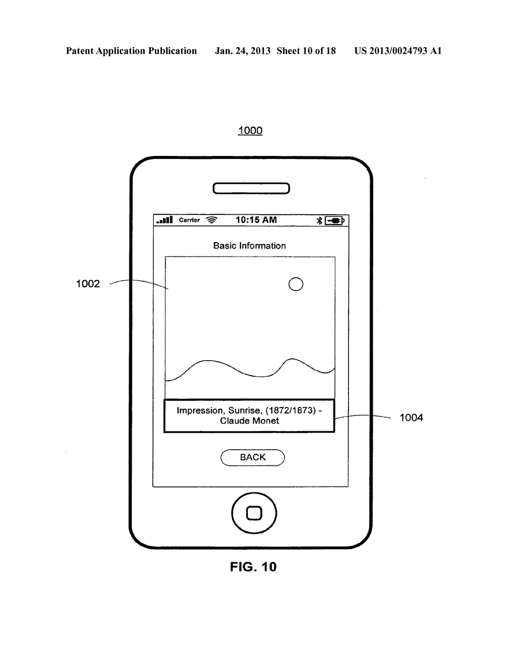 SYSTEMS AND METHODS FOR IDENTIFYING OBJECTS AND PROVIDING INFORMATION     RELATED TO IDENTIFIED OBJECTS - diagram, schematic, and image 11