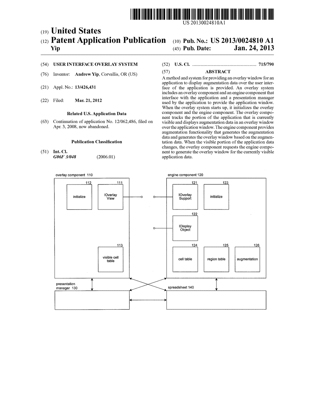 USER INTERFACE OVERLAY SYSTEM - diagram, schematic, and image 01