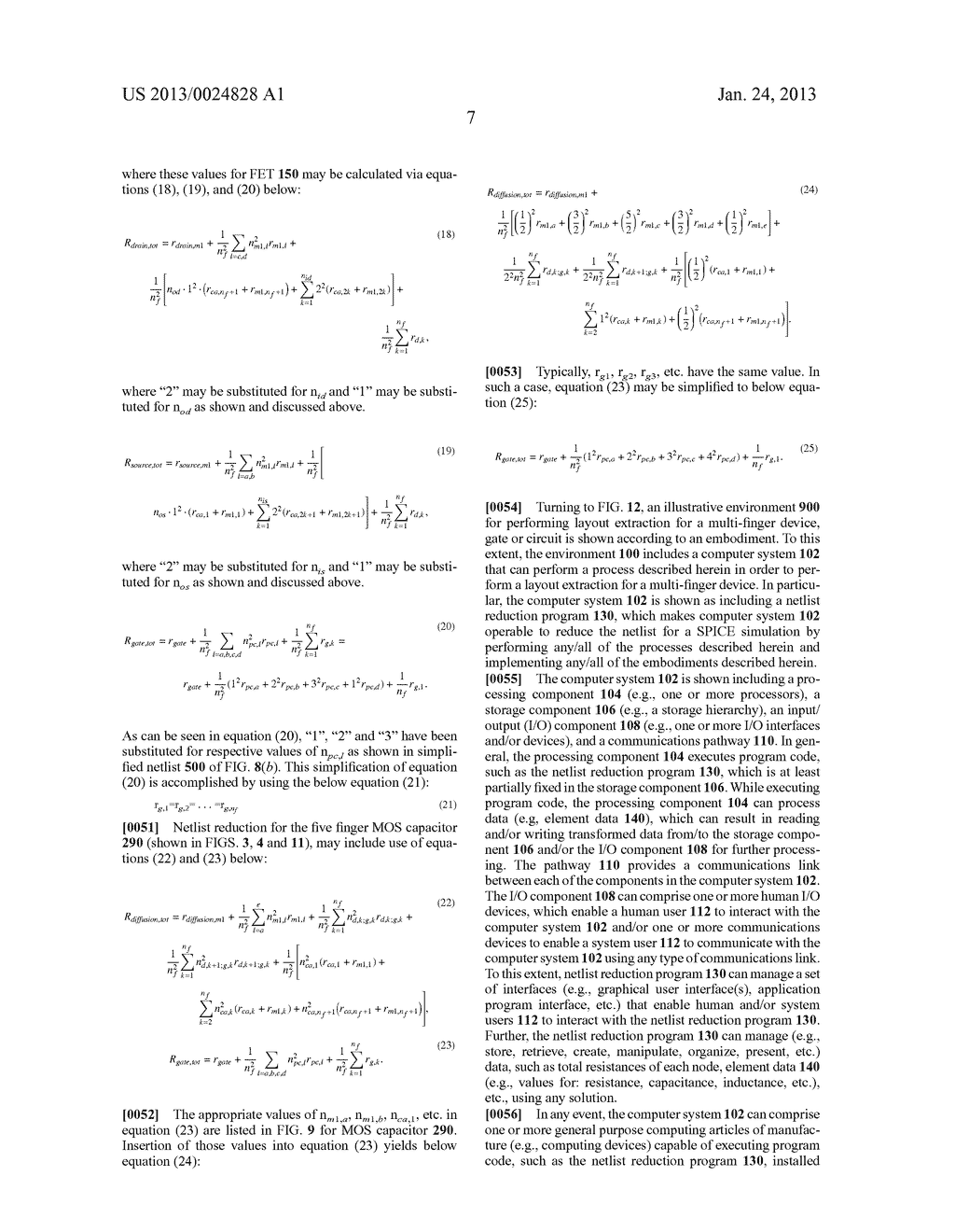 SOLUTIONS FOR NETLIST REDUCTION FOR MULTI-FINGER DEVICES - diagram, schematic, and image 22