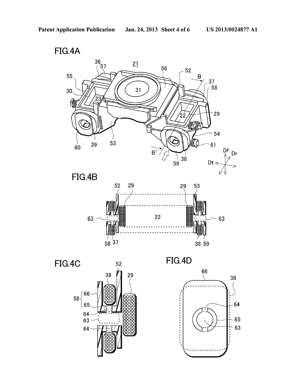 OBJECTIVE LENS HOLDER, OBJECTIVE LENS DRIVING DEVICE USING THE SAME,     OPTICAL PICKUP DEVICE, AND METHOD FOR MANUFACTURING OBJECTIVE LENS     DRIVING DEVICE - diagram, schematic, and image 05