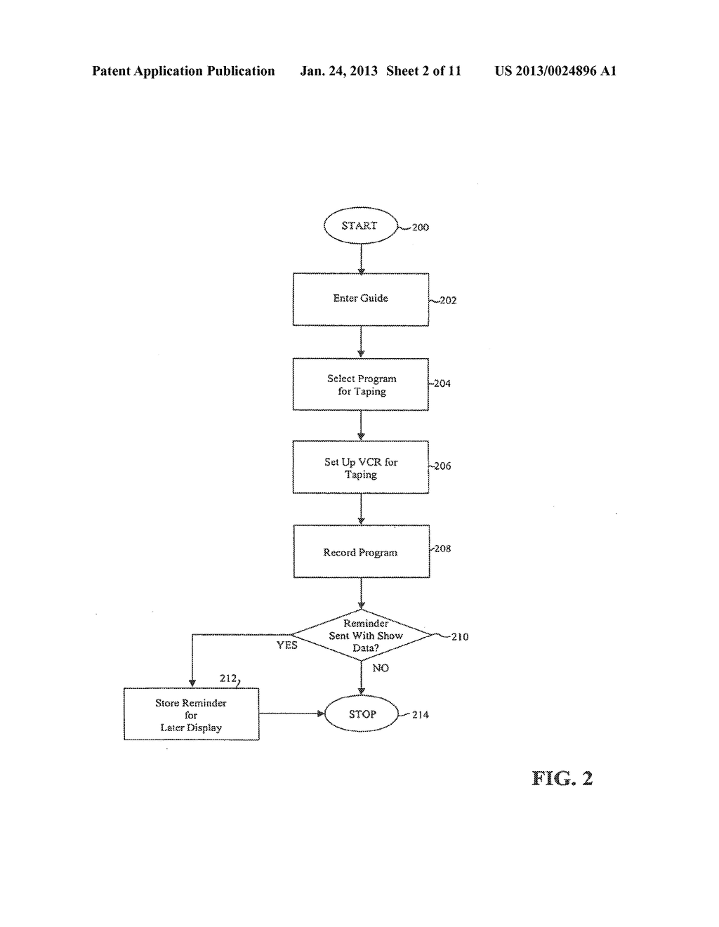 SYSTEM AND METHOD FOR GENERATING VIDEO TAPING REMINDERS - diagram, schematic, and image 03