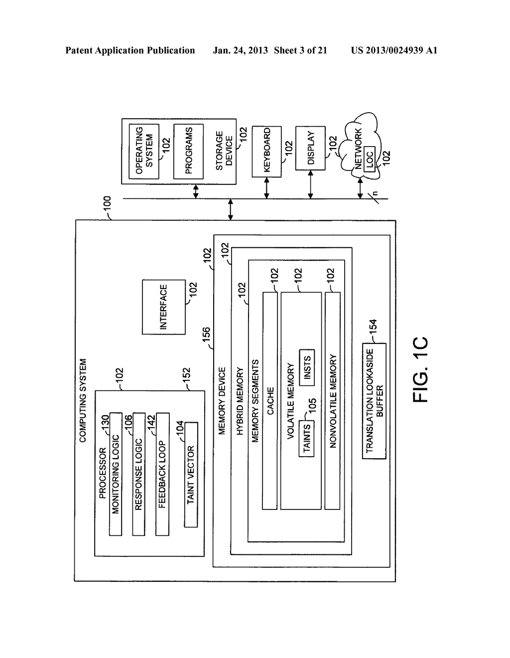 Conditional security response using taint vector monitoring - diagram, schematic, and image 04