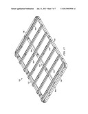 Apparatus and method of use for a PVC composite mattress frame diagram and image