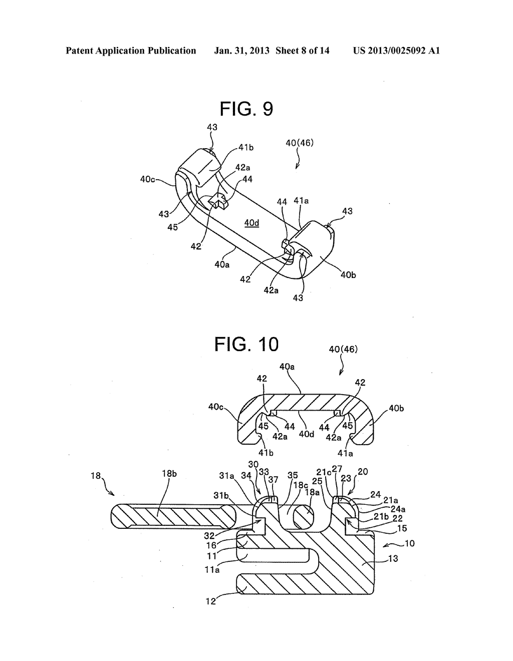 Slider for Slide Fastener - diagram, schematic, and image 09