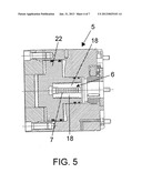 DEVICE FOR APPLICATION TO METAL MATERIAL EXTRUDING PRESS ASSEMBLIES FOR     QUICKLY REPLACING A HEEL ELEMENT AND/OR A SLOTTED TIE-ROD ELEMENT IN THE     PRESS ASSEMBLIES diagram and image