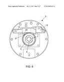 DEVICE FOR APPLICATION TO METAL MATERIAL EXTRUDING PRESS ASSEMBLIES FOR     QUICKLY REPLACING A HEEL ELEMENT AND/OR A SLOTTED TIE-ROD ELEMENT IN THE     PRESS ASSEMBLIES diagram and image