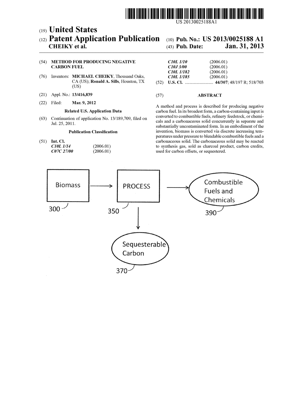 METHOD FOR PRODUCING NEGATIVE CARBON FUEL - diagram, schematic, and image 01