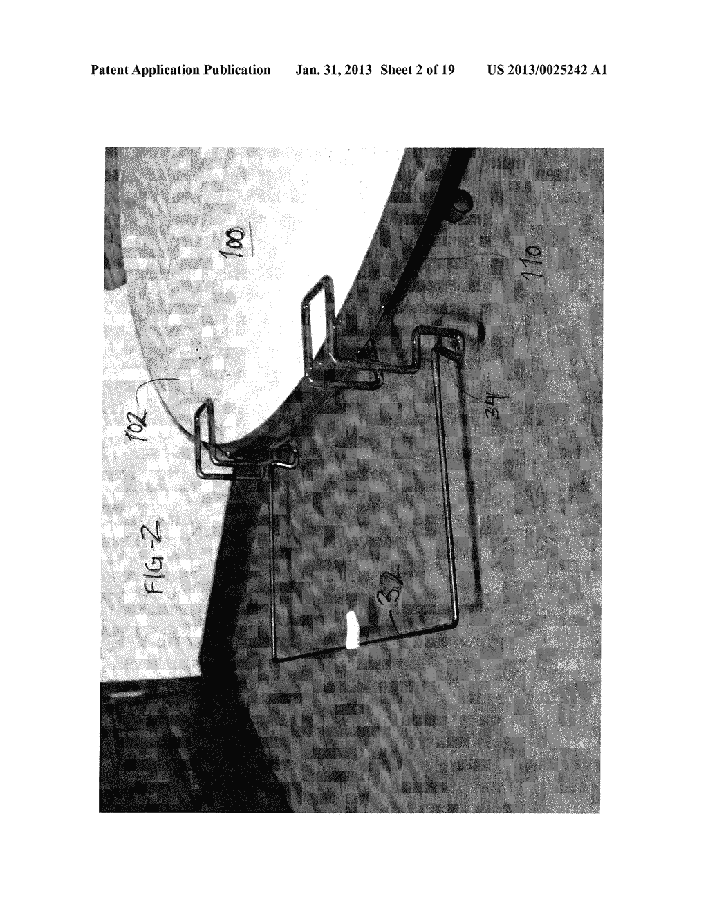 BAG-SUPPORTING FRAME APPARATUS WHICH IS MOUNTABLE ON A SUBSTRATE, AND     METHOD OF USING SAME - diagram, schematic, and image 03