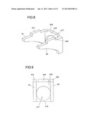 ADJUSTING DEVICE HAVING AN ADJUSTING MECHANISM ARRANGED ON A GUIDE RAIL diagram and image