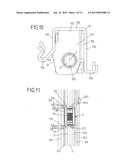 ADJUSTING DEVICE HAVING AN ADJUSTING MECHANISM ARRANGED ON A GUIDE RAIL diagram and image