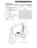 POP-UP MONITOR WITH DOUBLE RACK GEAR STRUCTURE diagram and image