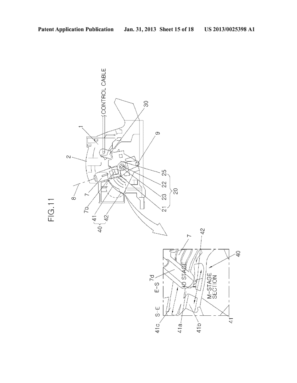 INTEGRATED CONTROL SHIFT LEVER DEVICE - diagram, schematic, and image 16