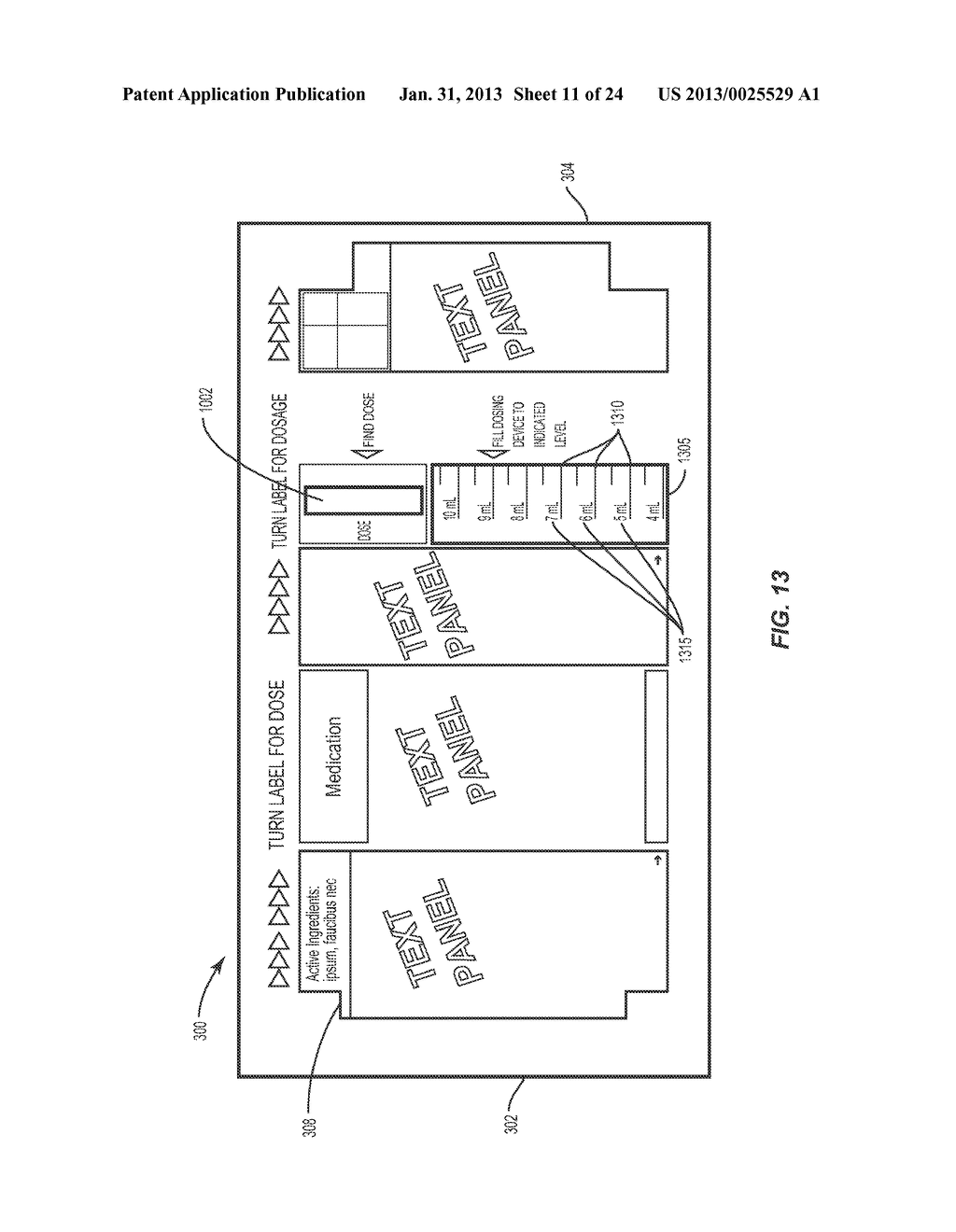 Illustrative Label Measurement System For A Container - diagram, schematic, and image 12