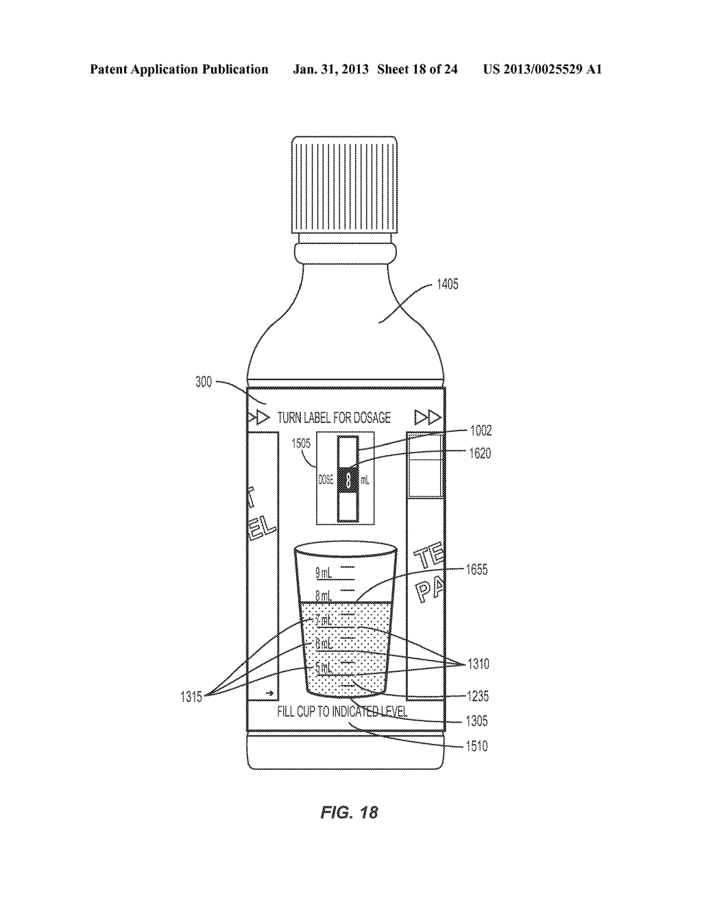 Illustrative Label Measurement System For A Container - diagram, schematic, and image 19