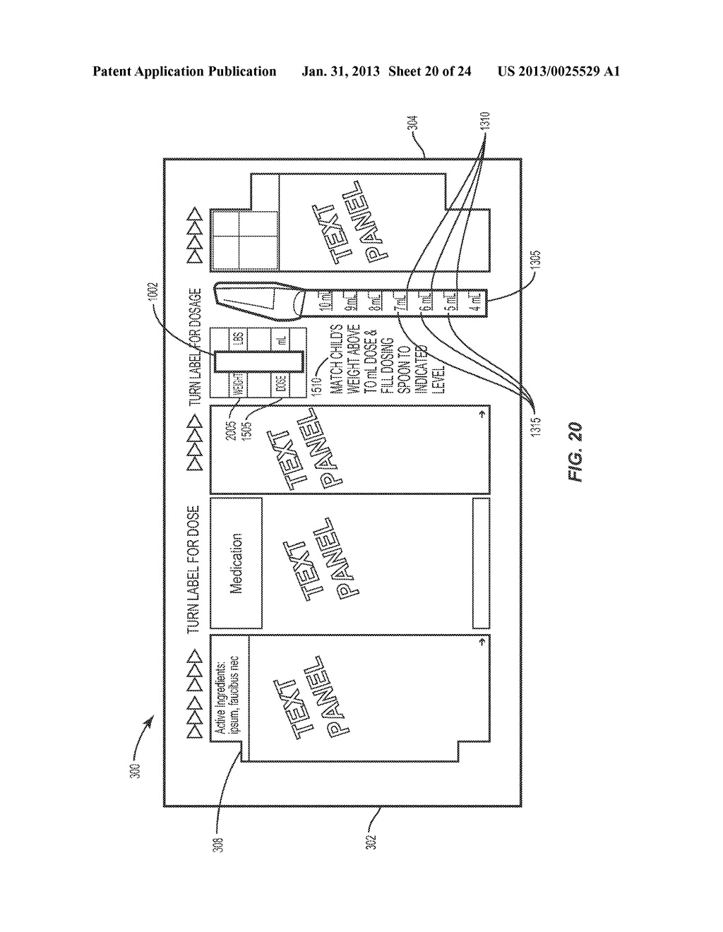 Illustrative Label Measurement System For A Container - diagram, schematic, and image 21