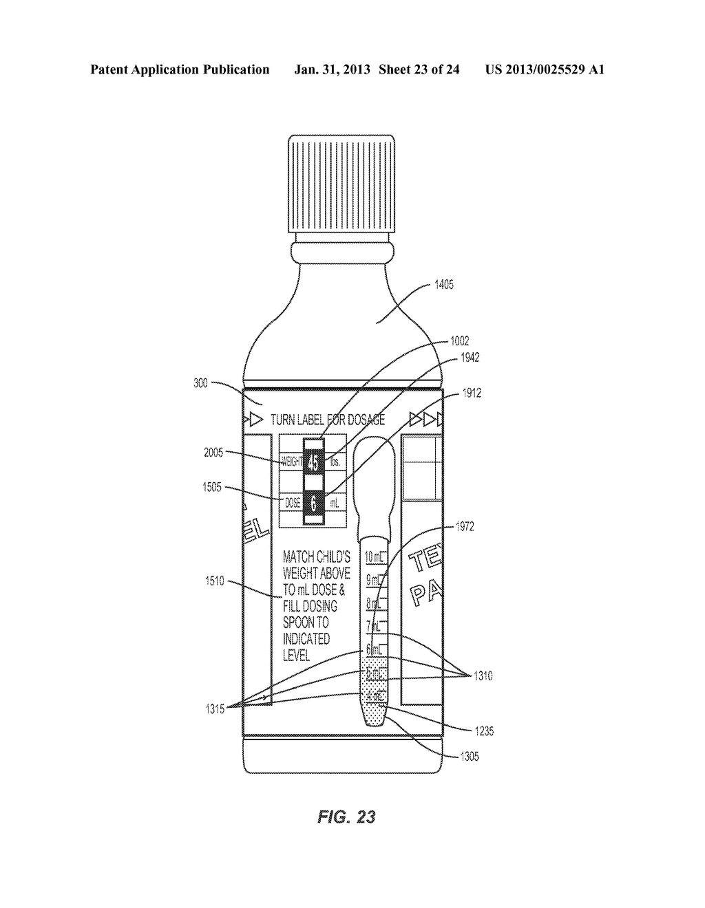 Illustrative Label Measurement System For A Container - diagram, schematic, and image 24