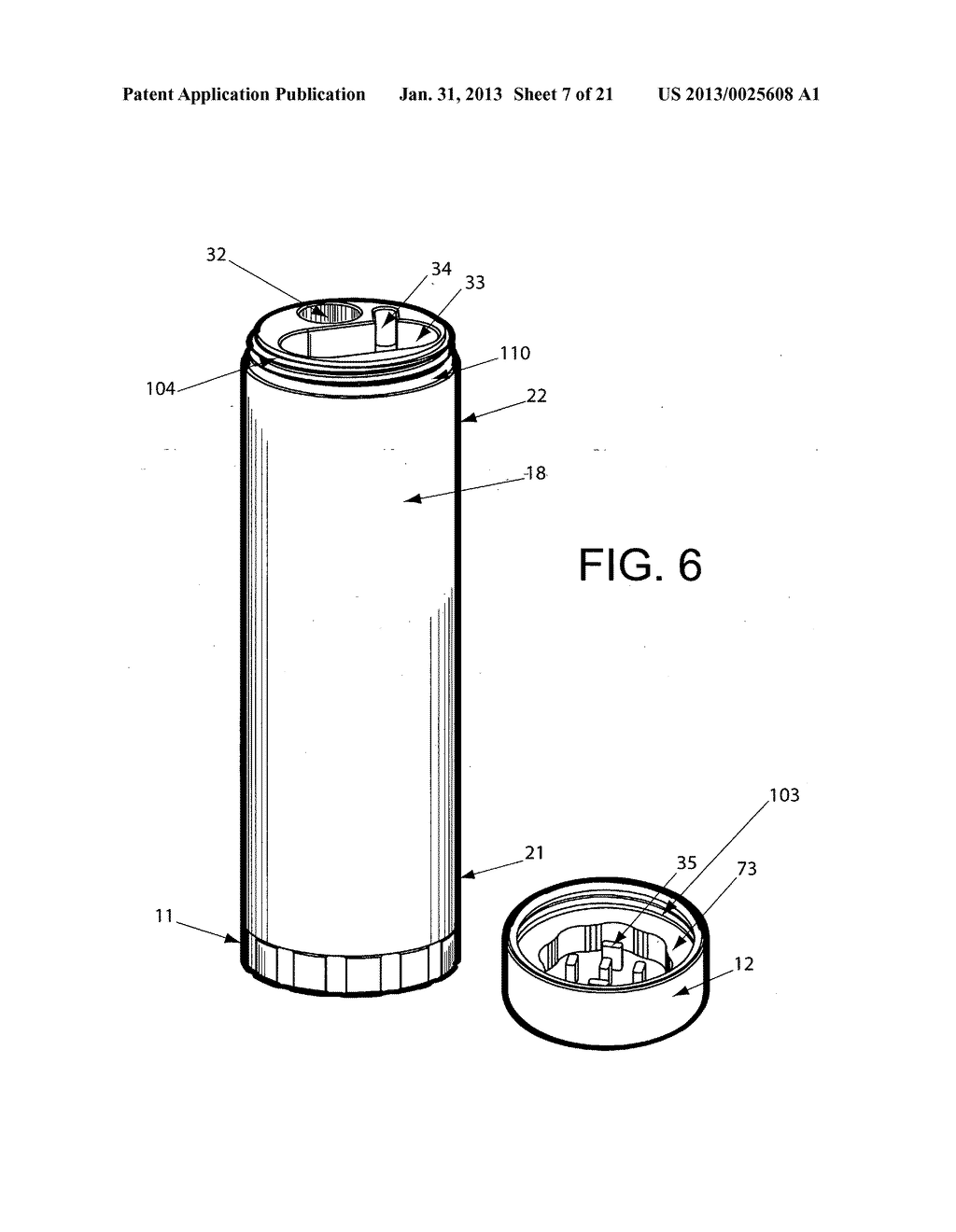 Modular storage receptacle for smoking material, system for storing     smoking material, and method for using same - diagram, schematic, and image 08