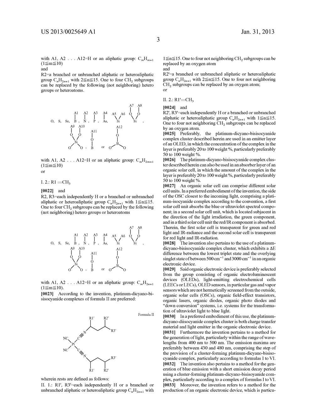 BLUE LIGHT EMITTER WITH SINGLET HARVESTING EFFECT FOR USE IN OLEDS AND     OTHER ORGANIC-ELECTRONIC DEVICES - diagram, schematic, and image 11