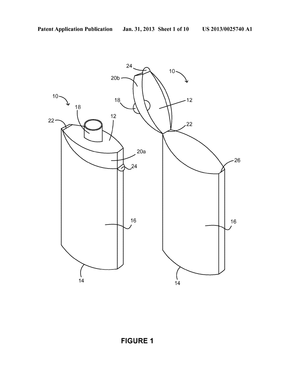 CONTAINER FOR DISPENSING LIQUID - diagram, schematic, and image 02