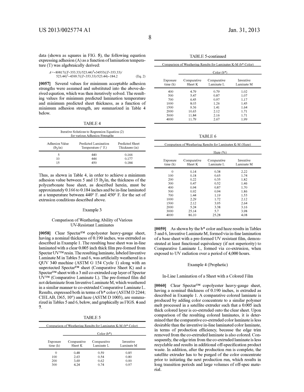 IN-LINE LAMINATION OF HEAVY-GAUGE POLYMER SHEET WITH A PRE-FORMED POLYMER     FILM - diagram, schematic, and image 14