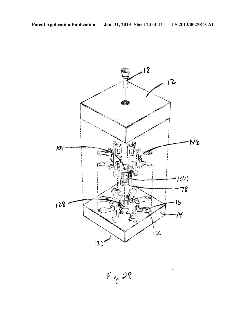 DOWN SPRUE CORE FOR USE IN CASTING RAILCAR COUPLER KNUCKLES - diagram, schematic, and image 25