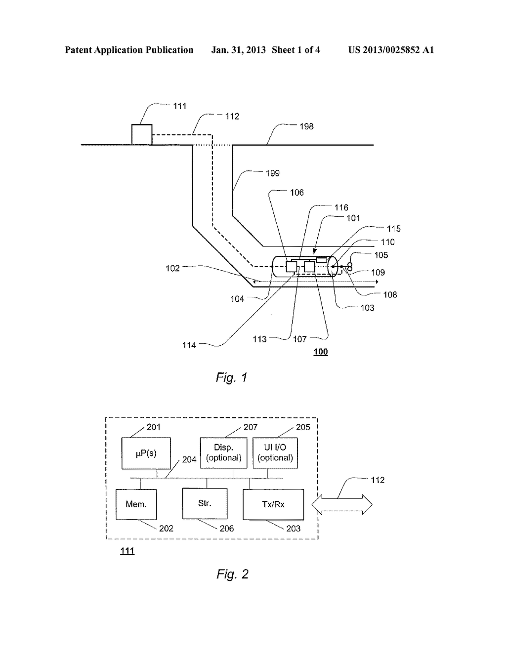 APPARATUS AND SYSTEM AND METHOD OF MEASURING DATA IN A WELL EXTENDING     BELOW SURFACE - diagram, schematic, and image 02