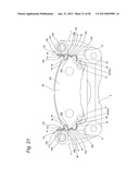 FLOATING DISC BRAKE, METHOD OF ASSEMBLING SAME, AND ASSEMBLIES CONSISTING     OF PAD CLIPS AND RETURN SPRINGS diagram and image