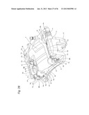 FLOATING DISC BRAKE, METHOD OF ASSEMBLING SAME, AND ASSEMBLIES CONSISTING     OF PAD CLIPS AND RETURN SPRINGS diagram and image