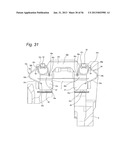 FLOATING DISC BRAKE, METHOD OF ASSEMBLING SAME, AND ASSEMBLIES CONSISTING     OF PAD CLIPS AND RETURN SPRINGS diagram and image