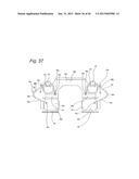 FLOATING DISC BRAKE, METHOD OF ASSEMBLING SAME, AND ASSEMBLIES CONSISTING     OF PAD CLIPS AND RETURN SPRINGS diagram and image