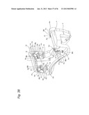 FLOATING DISC BRAKE, METHOD OF ASSEMBLING SAME, AND ASSEMBLIES CONSISTING     OF PAD CLIPS AND RETURN SPRINGS diagram and image