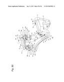 FLOATING DISC BRAKE, METHOD OF ASSEMBLING SAME, AND ASSEMBLIES CONSISTING     OF PAD CLIPS AND RETURN SPRINGS diagram and image