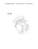 FLOATING DISC BRAKE, METHOD OF ASSEMBLING SAME, AND ASSEMBLIES CONSISTING     OF PAD CLIPS AND RETURN SPRINGS diagram and image