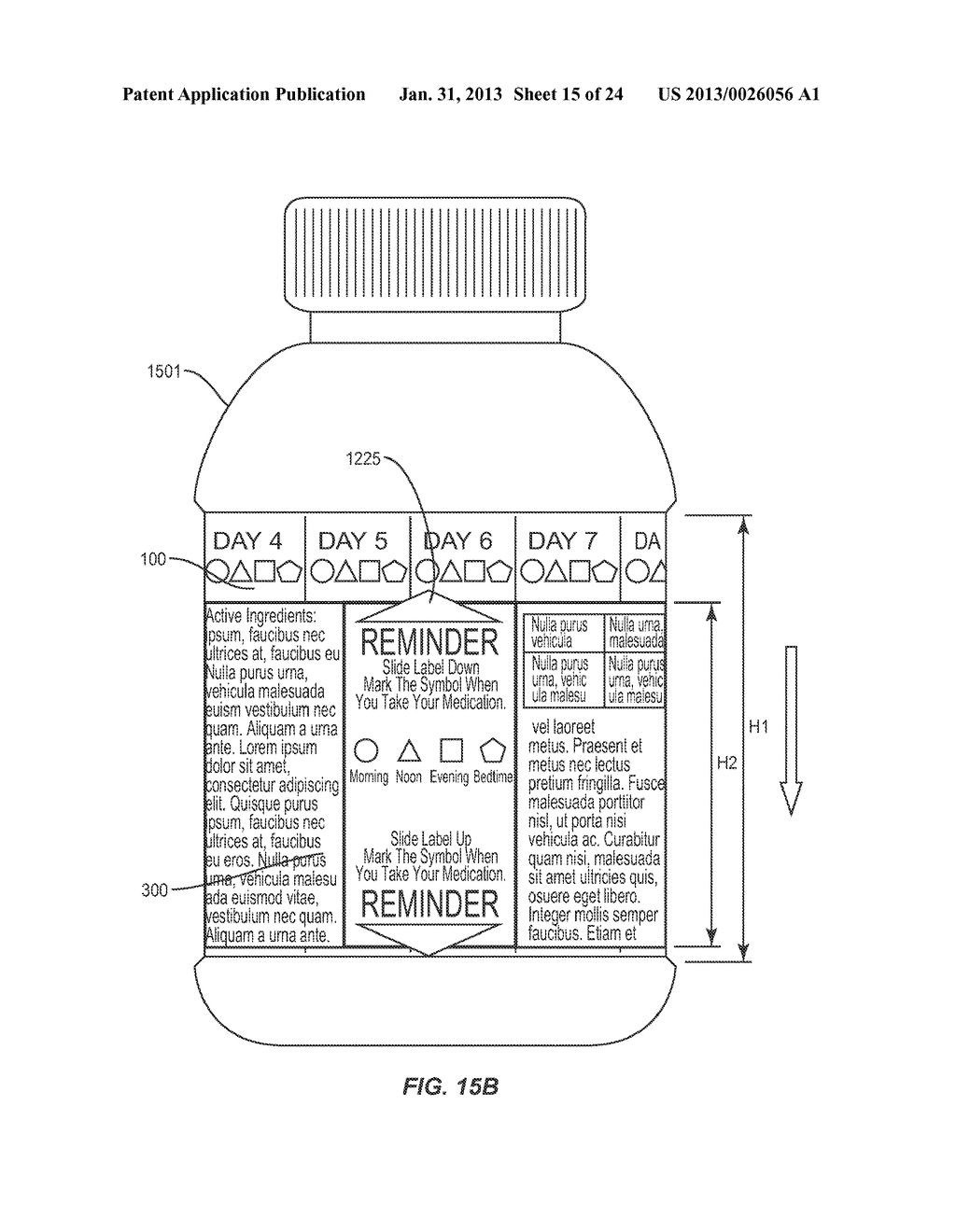 COMPLIANCE AID LABELING FOR MEDICATION CONTAINERS - diagram, schematic, and image 16
