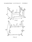 Stackable merchandise trays diagram and image