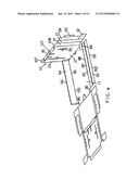 Stackable merchandise trays diagram and image