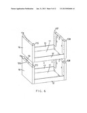 Stackable merchandise trays diagram and image