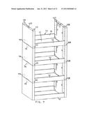 Stackable merchandise trays diagram and image