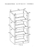 Stackable merchandise trays diagram and image