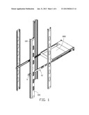 SERVER RACK WITH LOCKABLE SLIDE ASSEMBLY diagram and image