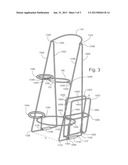 LIQUID HOLDER SYSTEM WITH ARCHED SUPPORT AND ADJUSTABLE CLASP diagram and image