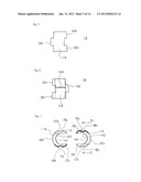 COUPLING MEMBER, AND ASSEMBLED RACK PROVIDED WITH SAME diagram and image