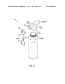 DETACHABLE MEASURING AND DISPENSING DEVICE FOR PORTABLE CONTAINERS diagram and image