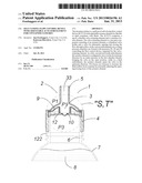 SELF CLOSING FLOW CONTROL DEVICE WITH ADJUSTABLE ACTUATOR ELEMENT FOR     CONTAINER CLOSURES diagram and image