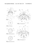 SELF CLOSING FLOW CONTROL DEVICE WITH ADJUSTABLE ACTUATOR ELEMENT FOR     CONTAINER CLOSURES diagram and image